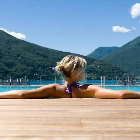 Italian Lakes Penthouse With Pool Maccagno